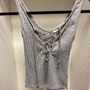 Grey tank/crop top